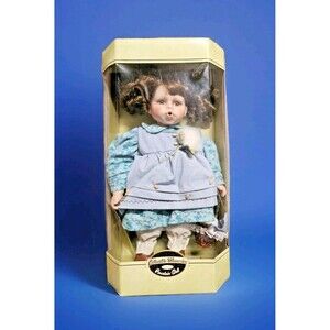 KATIE Collectible Memories Porcelain Doll 🌼 LIMITED EDITION Box BLOWING FLOWERS